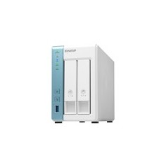 QNAP TS-233 NAS Storage Server - Powerful ARM Cortex-A55, 2GB RAM, Efficient 0TB, Sleek White Design - Elevate Your Data Managem